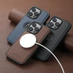 Suteni G1 Cross Texture MagSafe Phone Case, For iPhone 13 Pro Max, For iPhone 13 Pro, For iPhone 13, For iPhone 12, For iPhone 12 Pro Max, For iPhone 12 Pro - Image 2