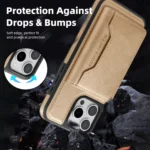 Shield Multi-functional MagSafe Card Bag Phone Case, For iPhone 11 Pro Max, For iPhone 11 - Image 5
