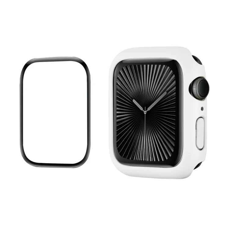 ENKAY Hat-Prince 2 in 1 Solid Color PC Watch Case with Full Coverage PMMA Soft Film