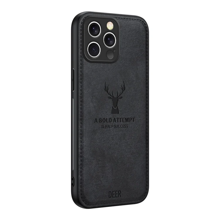 SYA002721201A.webp Deer Head Cloth Skin All-inclusive Phone Case, For iPhone 16 Pro Max, For iPhone 16 Pro, For iPhone 16 Plus, For iPhone 16 - Image 1