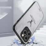 Deer Head Cloth Skin All-inclusive Phone Case, For iPhone 16 Pro Max, For iPhone 16 Pro, For iPhone 16 Plus, For iPhone 16 - Image 4