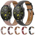 Stainless Steel Quick Release Buckle 22mm Genuine Leather Watch Band - Image 2