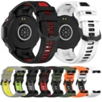 Two Tone Needle Buckle Silicone Watch Band - Image 3