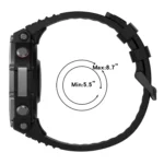 Solid Color Needle Buckle Silicone Watch Band - Image 5