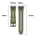Solid Color Needle Buckle Silicone Watch Band - Image 6