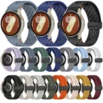 Holes Style Stitched Folding Buckle Silicone Watch Band - Image 2