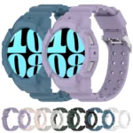 Armor Silicone Watch Band with Watch Case Set - Image 2