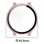 Tempered Film Integrated PC Watch Protective Case - Image 3