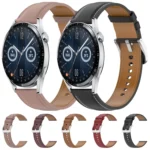 Stainless Steel Quick Release Buckle 20mm Genuine Leather Watch Band - Image 2