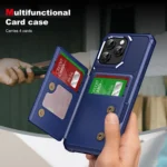 ENKAY Hat-Prince Card Slot Wallet TPU Back Leather Phone Case with Lens Film, For iPhone 15 Pro Max, For iPhone 15 Pro, For iPhone 15 Plus, For iPhone 15 - Image 3