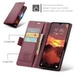 CaseMe 023 Butterfly Buckle Litchi Texture RFID Anti-theft Leather Phone Case, For Redmi 14C - Image 2