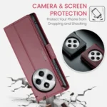 CaseMe 023 Butterfly Buckle Litchi Texture RFID Anti-theft Leather Phone Case, For Redmi 14C - Image 4