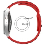 Two Color I-Shaped Silicone Watch Band - Image 4