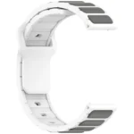 Flat Head Dual Color 22mm Quick Release Silicone Watch Band - Image 7