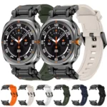 Black Connector Quick Release Silicone Watch Band - Image 2