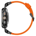 Black Connector Quick Release Silicone Watch Band - Image 4