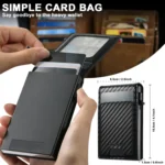 Suteni H19 Carbon Fiber Grain 2-in-1 MagSafe Removable Card Box Back Phone Case, For iPhone 16 Pro Max, For iPhone 16 Pro, For iPhone 16 Plus, For iPhone 16, For iPhone 15 Pro Max, For iPhone 15 Pr... - Image 6