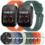 Quick Release Two Side Stitching Silicone Watch Band - Image 2