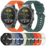 Quick Release Two Side Stitching Silicone Watch Band - Image 2