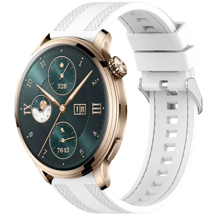 Quick Release Two Side Stitching Silicone Watch Band
