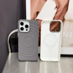Wave MagSafe Silver Lens Frame TPU Phone Case, For iPhone 15 Pro Max, For iPhone 15 Pro, For iPhone 15 Plus, For iPhone 15 - Image 3