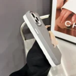 Wave MagSafe Silver Lens Frame TPU Phone Case, For iPhone 15 Pro Max, For iPhone 15 Pro, For iPhone 15 Plus, For iPhone 15 - Image 5