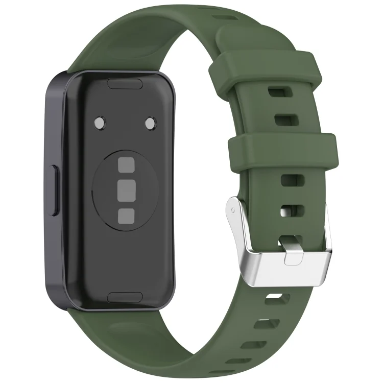 SYA002746301A_1.webp Silver Steel Buckle Soft Silicone Watch Band - Image 7