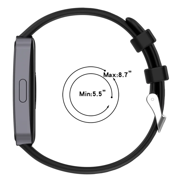 SYA0027463_B3.webp Silver Steel Buckle Soft Silicone Watch Band - Image 4