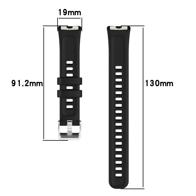 SYA0027463_B4.webp Silver Steel Buckle Soft Silicone Watch Band - Image 5