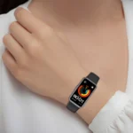 Silver Steel Buckle Soft Silicone Watch Band - Image 6