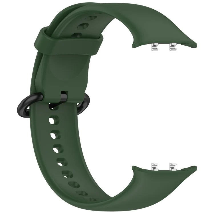SYA002746501A_3.webp Solid Color Black Buckle Soft Silicone Watch Band - Image 9