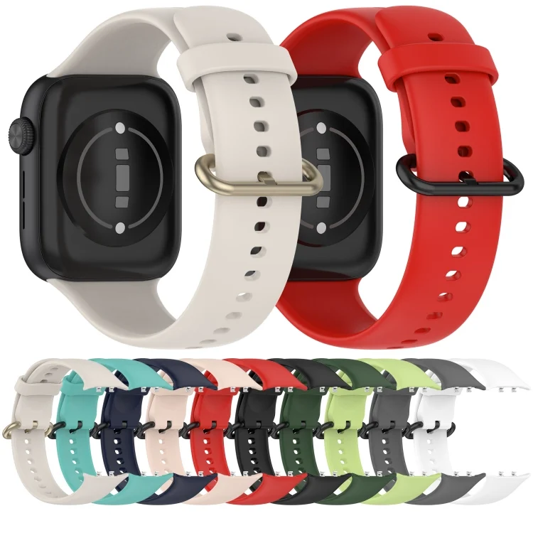 SYA0027465_B2.webp Solid Color Black Buckle Soft Silicone Watch Band - Image 3