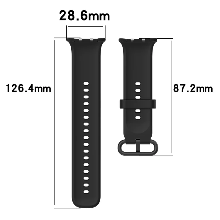 SYA0027465_B4.webp Solid Color Black Buckle Soft Silicone Watch Band - Image 5
