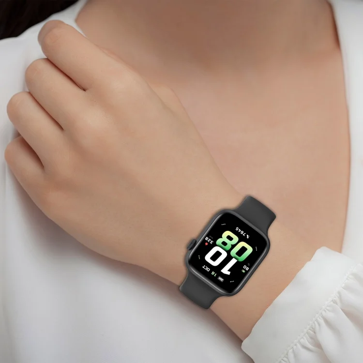 SYA0027465_B5.webp Solid Color Black Buckle Soft Silicone Watch Band - Image 6