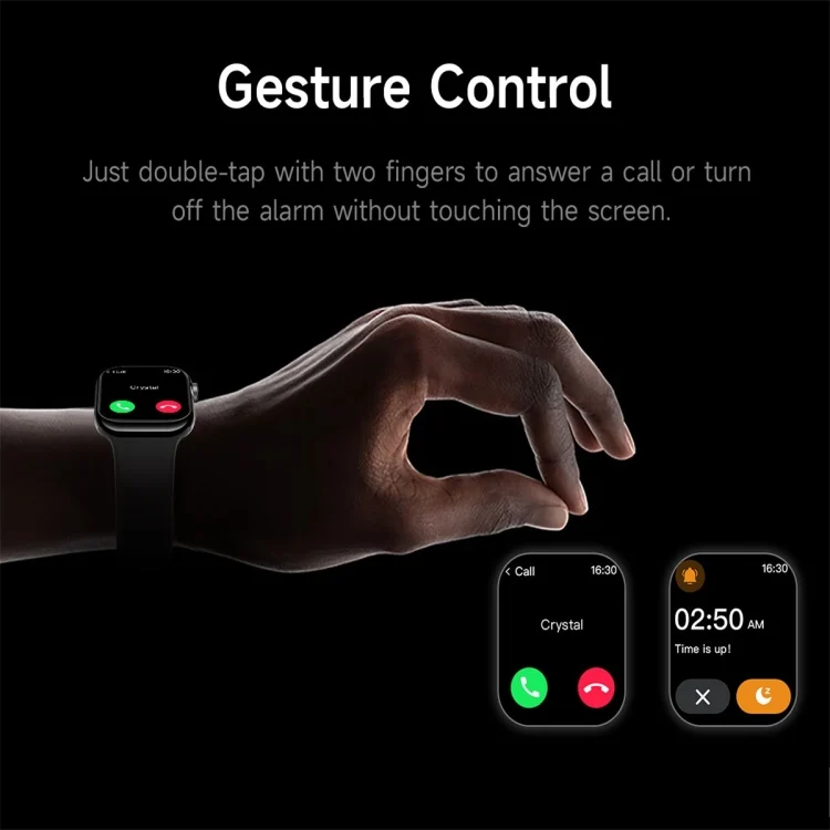 SYA0027469_B3.webp KL08 2.04 inch Color Screen Smart Watch Silicone Strap, Support Bluetooth Call - Image 4