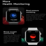 KL08 2.04 inch Color Screen Smart Watch Silicone Strap, Support Bluetooth Call - Image 7
