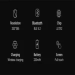 KL08 2.04 inch Color Screen Smart Watch Milan Steel Strap, Support Bluetooth Call - Image 5