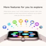 KM66 1.75 inch Color Screen Smart Watch Milan Steel Strap, Support Bluetooth Call - Image 7