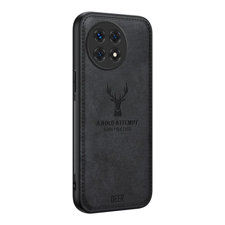 Deer Head Cloth Skin All-inclusive Phone Case, For OnePlus Ace 5 / 5 Pro, For OnePlus 13