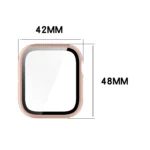 Tempered Film Integrated PC Watch Protective Case - Image 3