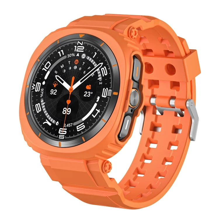 Holes Style PC Watch Case Integrated TPU Watch Band