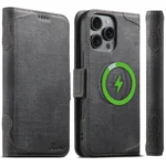 Suteni J07 Multi-functional Horizontal MagSafe Denim Leather Phone Case, For iPhone 16 Pro Max, For iPhone 16 Pro, For iPhone 16 Plus, For iPhone 16, For iPhone 15 Pro Max, For iPhone 15 Pro
