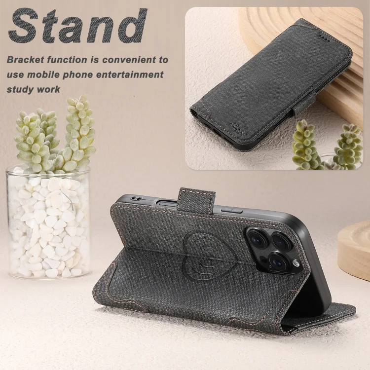 SYA002755601A_4.webp Suteni J07 Multi-functional Horizontal MagSafe Denim Leather Phone Case, For iPhone 16 Pro Max, For iPhone 16 Pro, For iPhone 16 Plus, For iPhone 16, For iPhone 15 Pro Max, For iPhone 15 Pro - Image 7