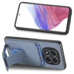 Carbon Fiber Card Bag Fold Stand Phone Case, For Redmi Note 14 Pro 5G - Image 6