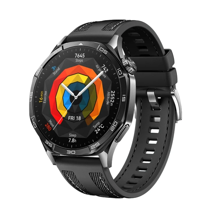 Push Connector 22mm Hybrid Nylon Silicone Watch Band