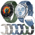 Push Connector 22mm Hybrid Nylon Silicone Watch Band - Image 2