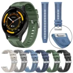 Push Connector 22mm Hybrid Nylon Silicone Watch Band - Image 2