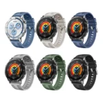 Push Connector 22mm Hybrid Nylon Silicone Watch Band - Image 3
