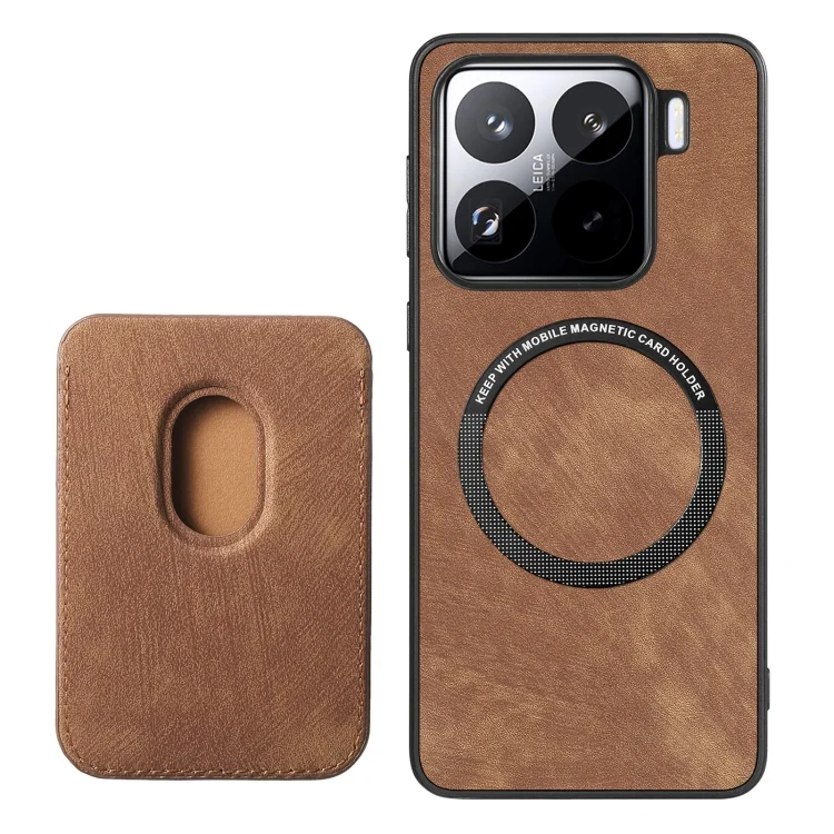 SYA002760201A_2.webp Retro Leather Card Bag Magnetic Phone Case, For Xiaomi 15, For Xiaomi Redmi Note 14 5G, For Xiaomi Redmi Note 14 Pro+ 5G - Image 4