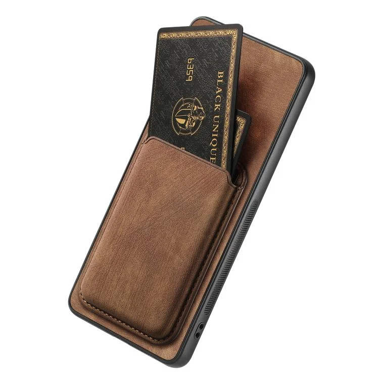 SYA002760207A_3.webp Retro Leather Card Bag Magnetic Phone Case, For Redmi K80 Pro, For Redmi K80, For Xiaomi 15 Pro - Image 5